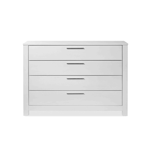 FarmHouse Traditional Rustic White 4 Drawer Dresser FastFurnishings Com   BWGQ2344 2T 