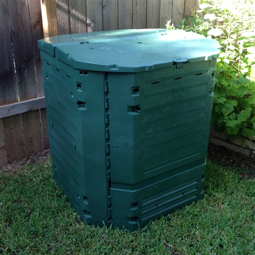 Heavy Duty Plastic 32-Cubic ft. Home Compost Bin Compooster ...