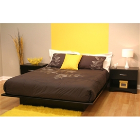 bed queen platform frame modern finish walmart basics shore south wood molding fastfurnishings wishlist