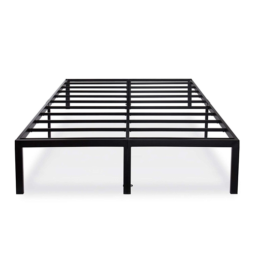 Queen Size Modern Heavy Duty Black Metal Platform Bed Frame ...