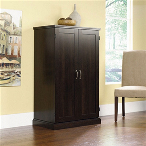 Medium Cherry Wood Finish Computer Armoire | FastFurnishings.com